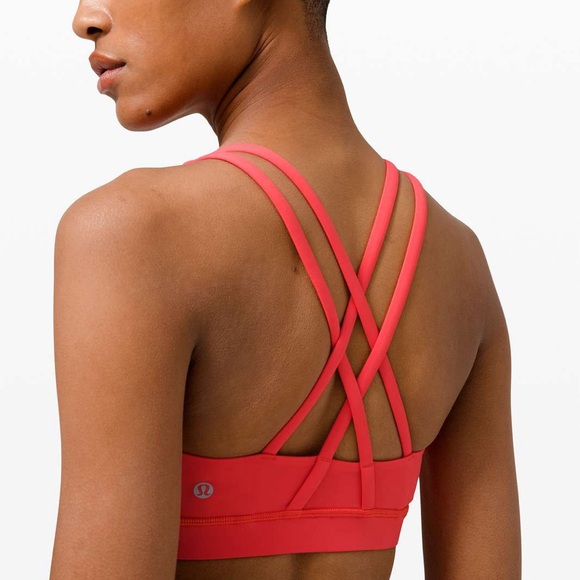 lululemon athletica Other - Lululemon Energy Bra - Pink Punch sports bra - size 12